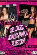 Watch Martinez vs Lexus Longest Match in History Putlocker