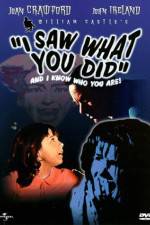 Watch I Saw What You Did Putlocker