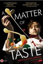 Watch A Matter of Taste: Serving Up Paul Liebrandt Putlocker