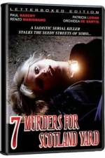 Watch Seven Murders for Scotland Yard Putlocker