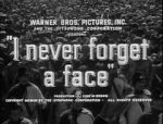 Watch I Never Forget a Face (Short 1956) Putlocker